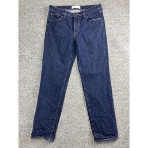 Denim Forum Jeans Womens 29 Dark Blue No Stress Straight‎ Leg Aritzia